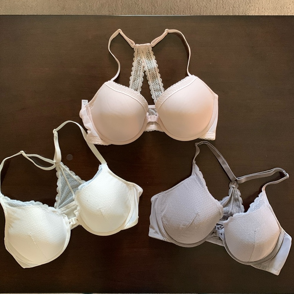 Front clasp racer back Auden bras